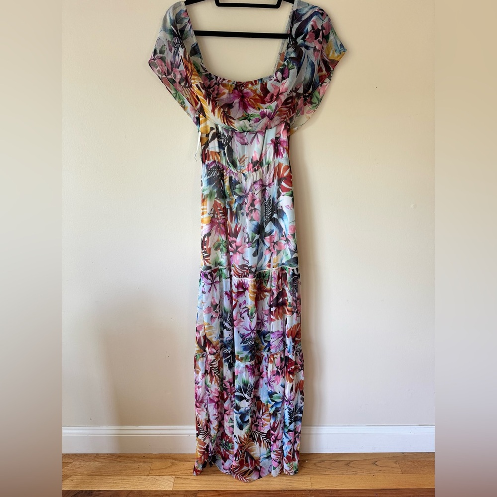 Floral Multicolor Maxi Dress